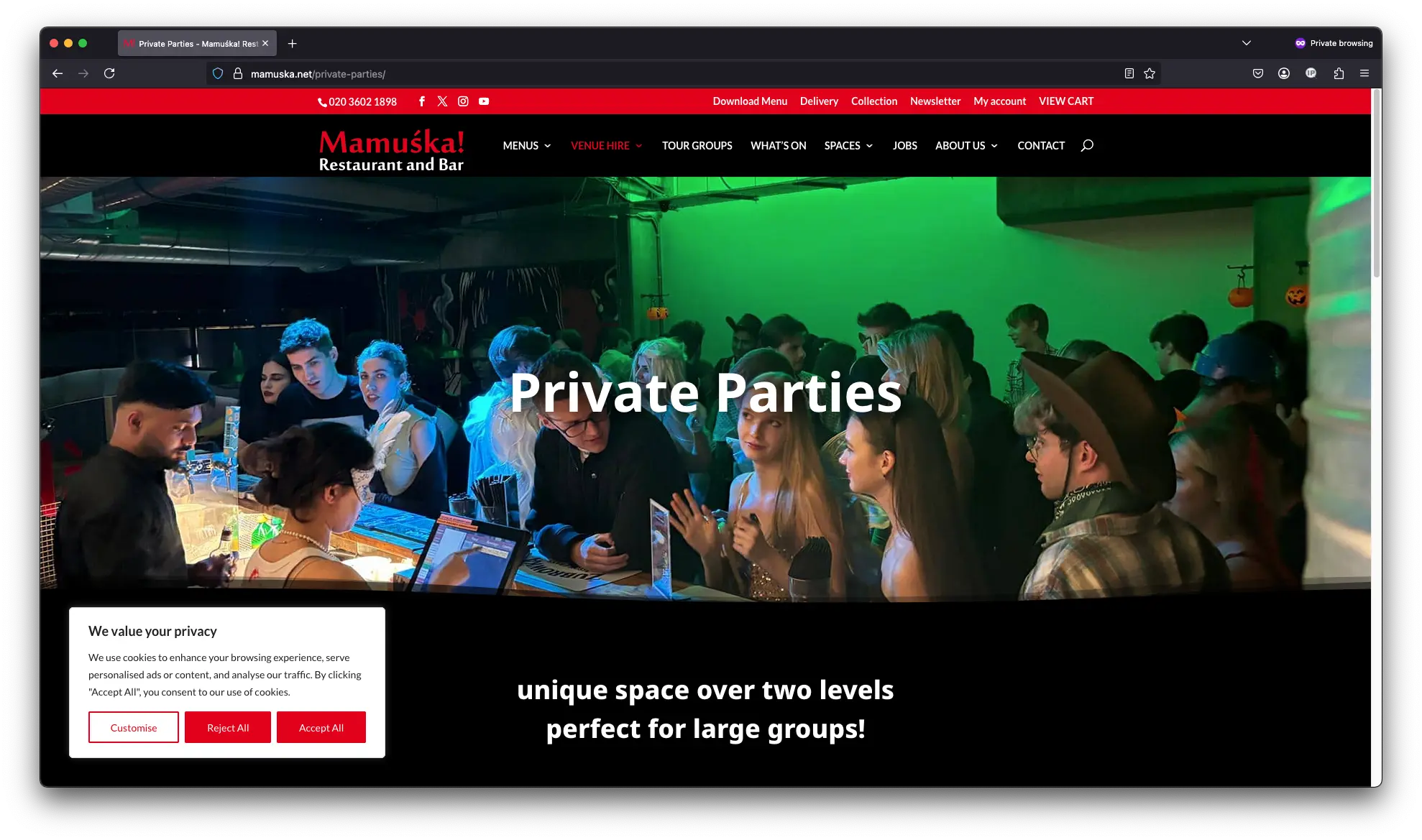 mamuska-private-parties